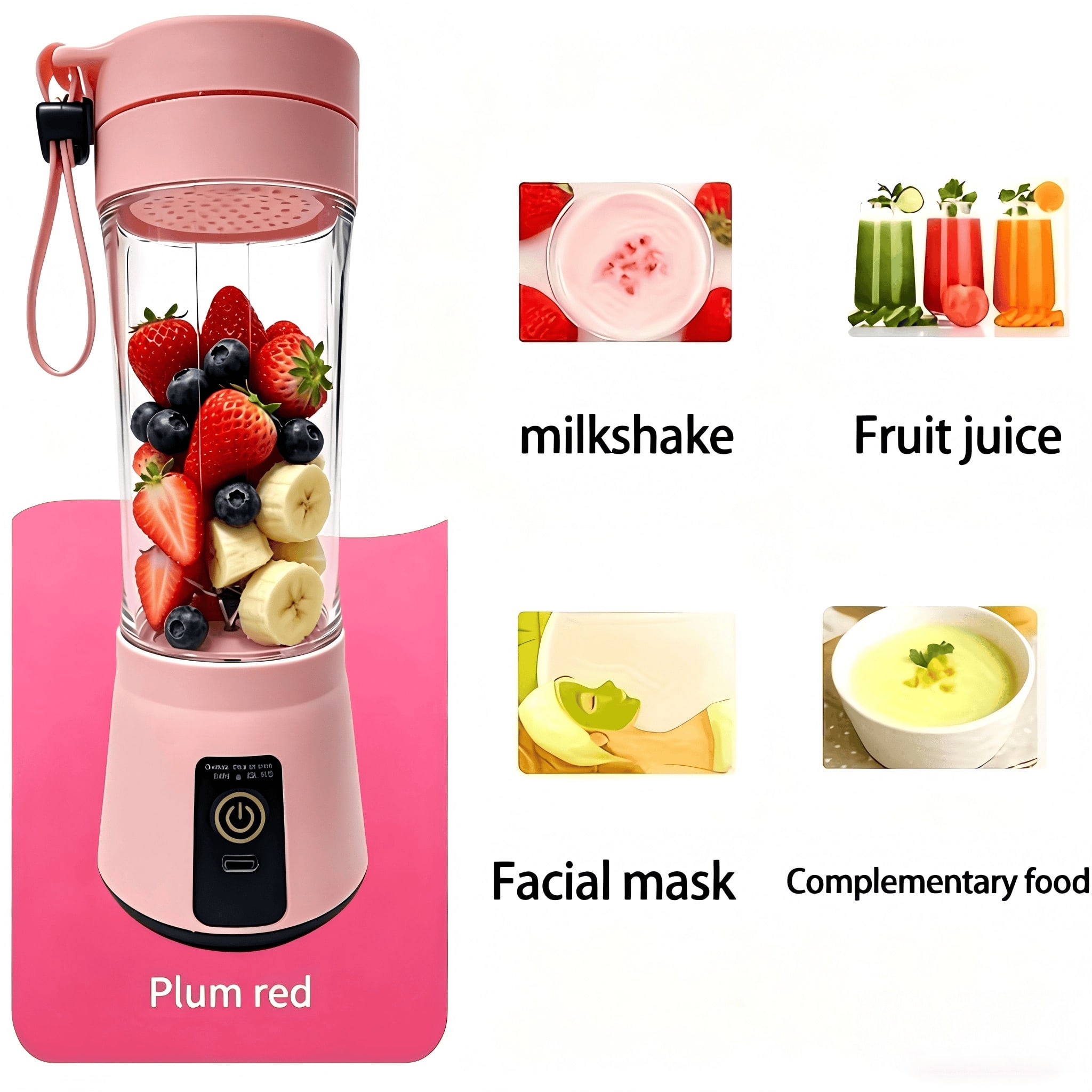 Portable Blender Usb Rechargeable - 1. Mini mixeur portable pour la