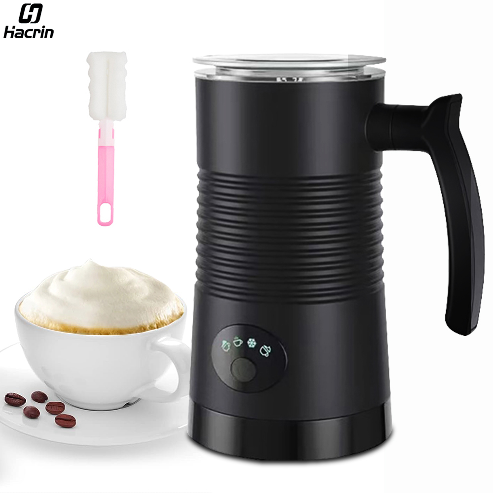 Electric Milk Frother Handheld - Mousseur à lait électrique automatique, machine