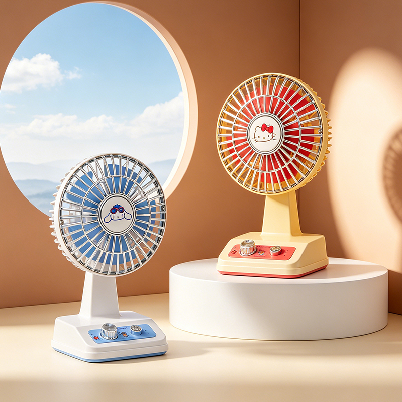 Portable Blender Usb Rechargeable - MINISO Sanrio Cinnamoroll Ventilateur de bureau
