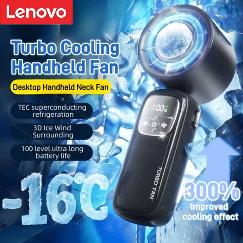 Portable Blender Usb Rechargeable - Ventilateur portable électrique turbo Lenovo 30000