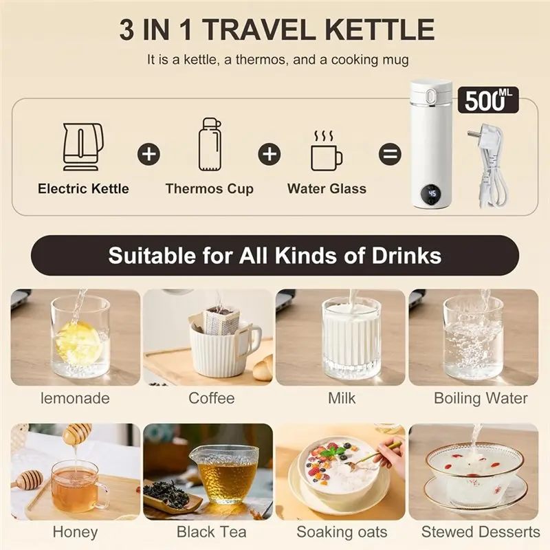 【TOUT NEUF】Bouilloire de voyag - Electric Kettle Temperature Control avis et prix