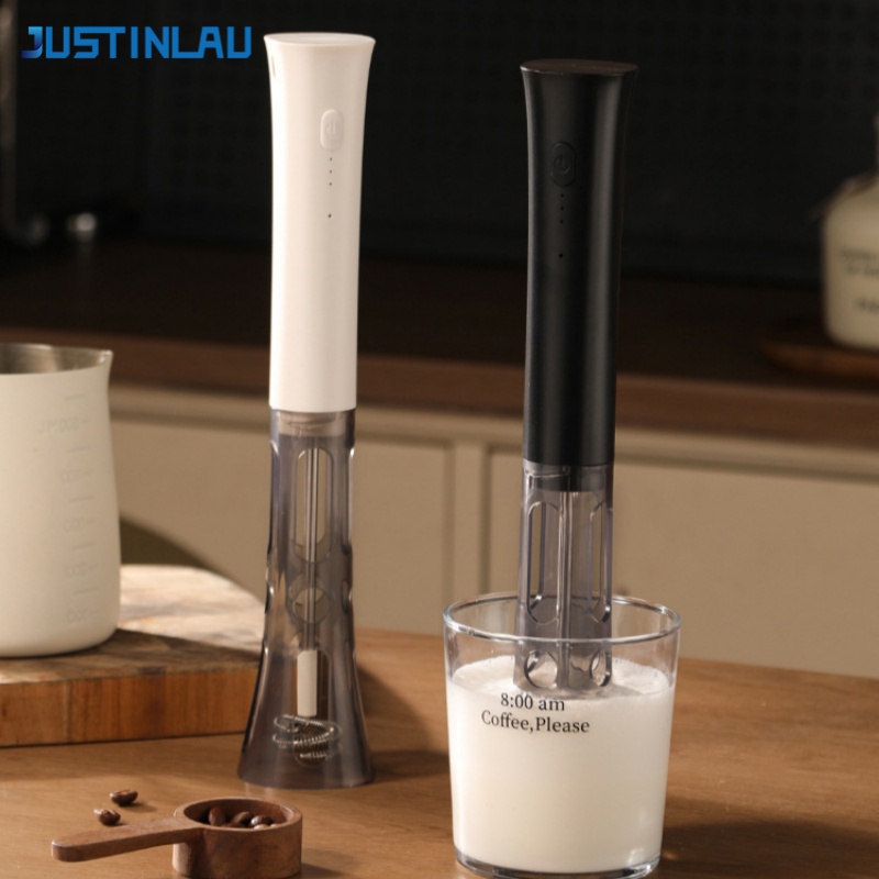 JUSTINLAU Mousseur à lait élec - Electric Milk Frother Handheld avis et prix
