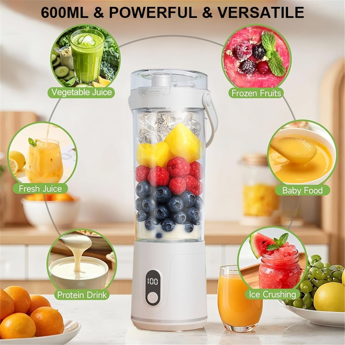RECOMENDAR】Mixeur électrique p - Portable Blender Usb Rechargeable avis et prix