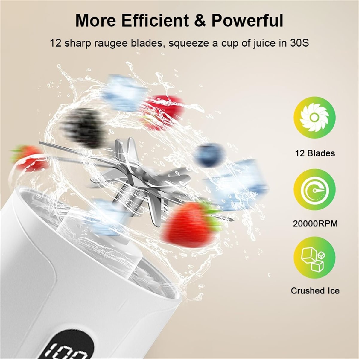 RECOMENDAR】Mixeur électrique p - Portable Blender Usb Rechargeable avis et prix