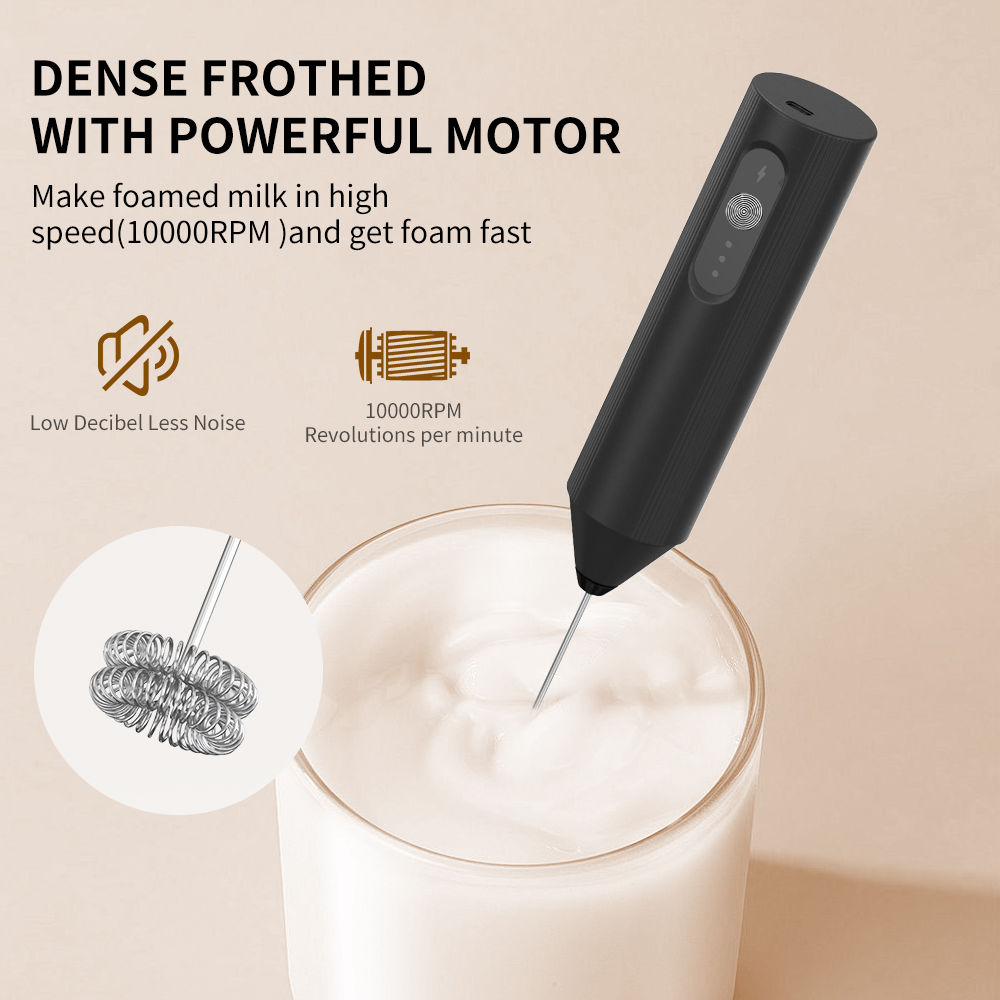 Mousseur à lait électrique por - Electric Milk Frother Handheld avis et prix