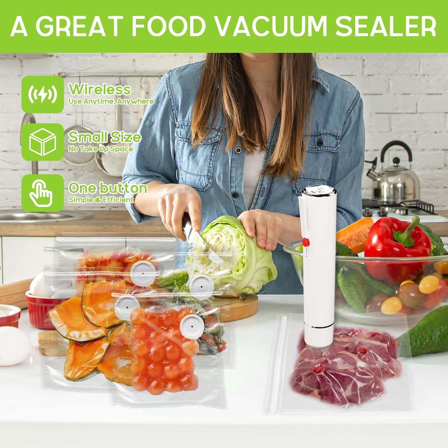 Scelleuse sous vide portative  - Food Vacuum Sealer Machine avis et prix
