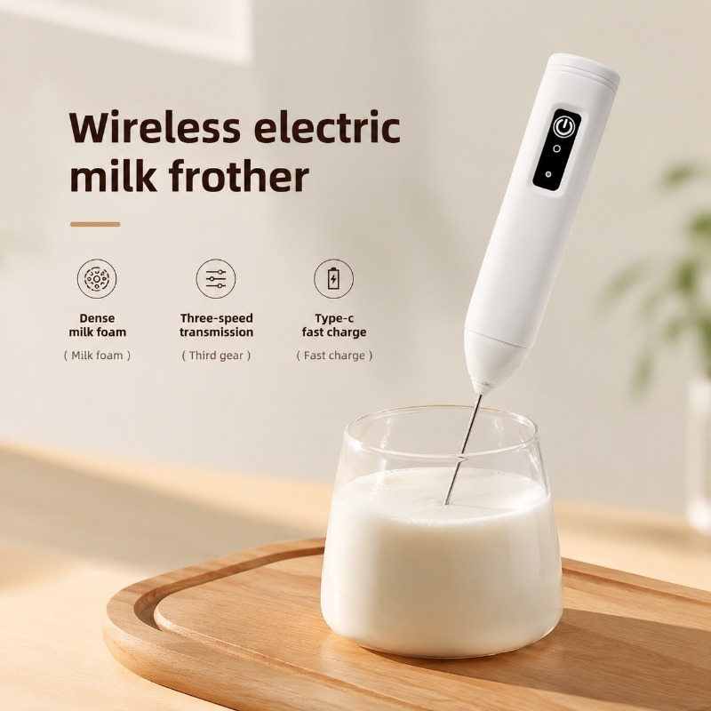 Mousseur à lait électrique + b - Electric Milk Frother Handheld avis et prix